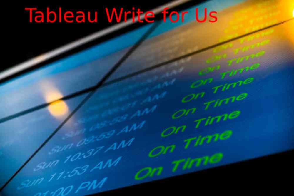 Tableau Write for Us